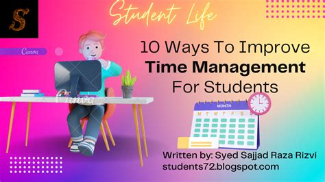 10 Ways To Improve Time Management For Students
