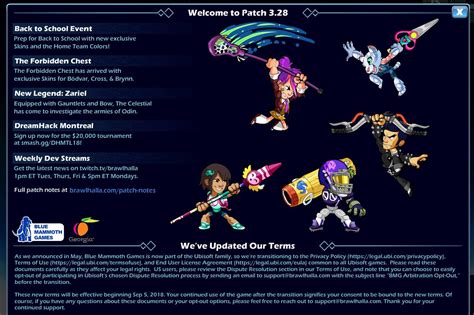 Brawlhalla Patch Notes