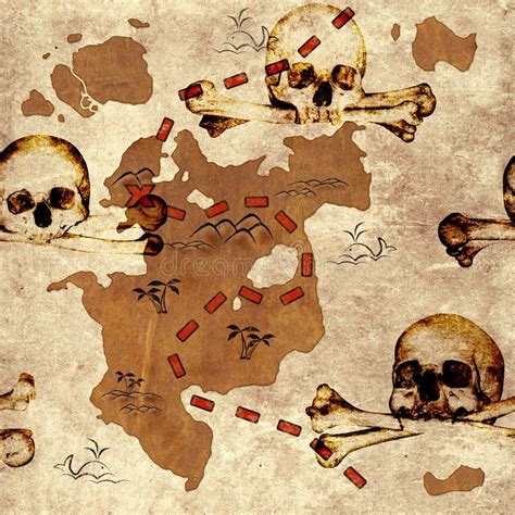 Mapa Do Pirata Ilustração Stock Ilustração De Sonho 15959893