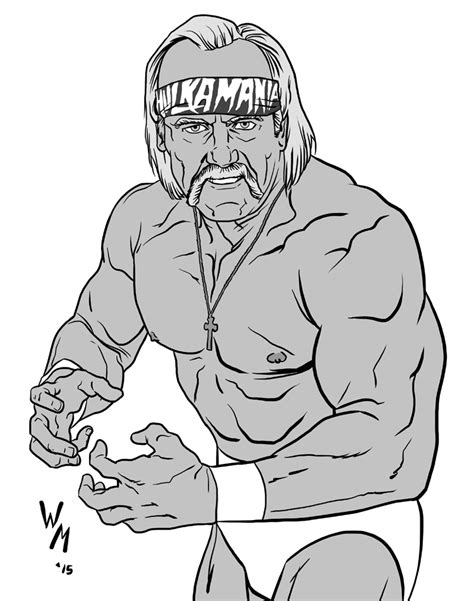 Hulk Hogan Drawing At Getdrawings Free Download