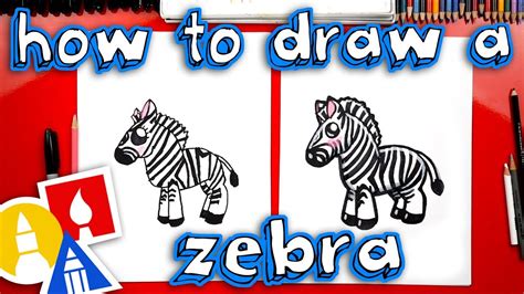 How To Draw A Cartoon Zebra 24
