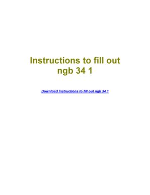 Fillable Online Ngb Instructions To Fill Out Fax Email Print