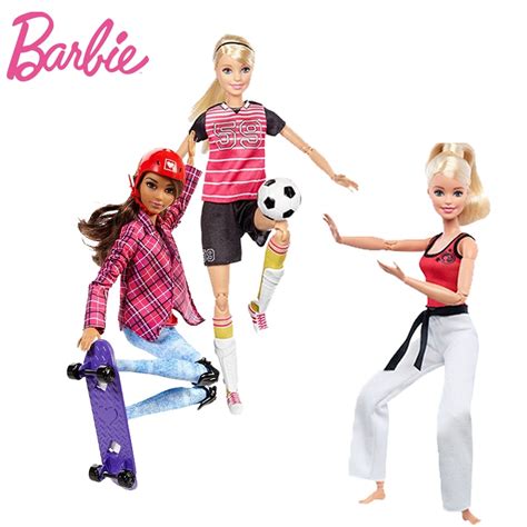 Aliexpress Com Buy Barbie Variety Modeling Sports Set Football Taekwondo Martial Arts