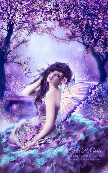 Purple Fairy Magic Fairy Angel Fairy Dust Fairy Tales Elfen Fantasy