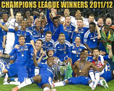Chelsea have won the champions league for the second time in their history. @GaR's Blog: CHELSEA FC "CHAMPIONS OF EUROPE 2011/2012"