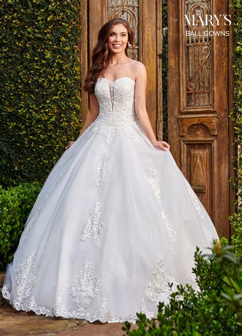 Bridal Ball Gowns Style Mb6073 In Ivory Or White Color