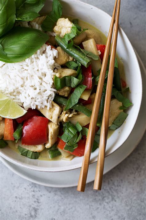 Store bought curry paste is usually on the salty side so taste it with a small teaspoon before mixing it with other ingredients. Thai Green Curry Chicken | Green curry chicken, Green ...