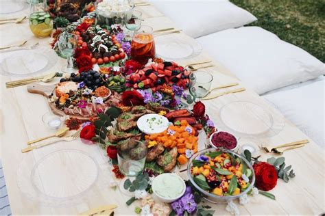feast for the eyes epic grazing tables are taking over food trends wedding food grazing tables