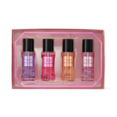 Buy Victoria S Secret Fragrance Mist Collection 4 Piece Mini Mist T Set Love Spell Pure