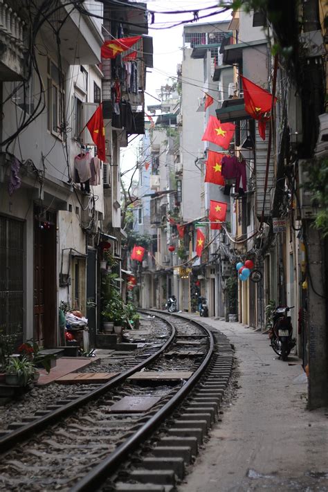 hanoi train street a popular selfie spot for your instagram to travel is to live