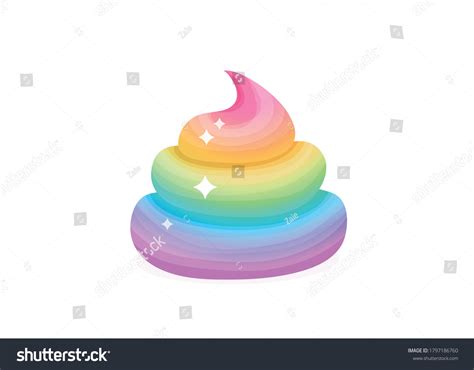 Emoji Unicorn Rainbow Poo Fun Badge From Badge Direct