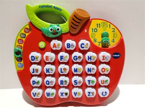 Vtech Alphabet Apple Learning Toy Abcs Phonics With Lights And Music W
