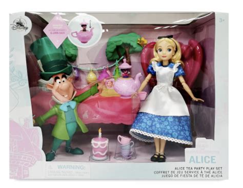 Disney Alice In Wonderland Tea Party Classic Doll Play Set New With Box