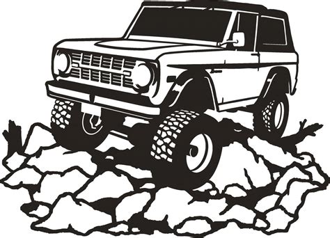 Early Ford Bronco Metal Wall Art Etsy
