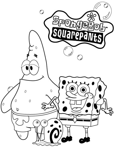 Spongebob Coloring Pages Games Coloring Home