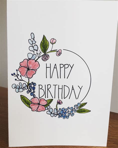 Birthday Card Drawing Ideas For Mom Homemade Mothers Day Greeting