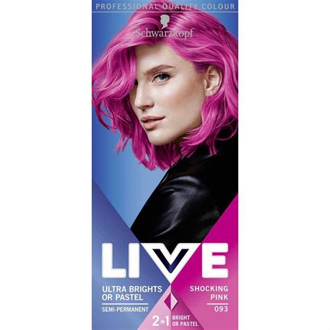 Schwarzkopf Live Ultra Semi Permanent Hair Dye Shocking Pink Shop Today Get It Tomorrow