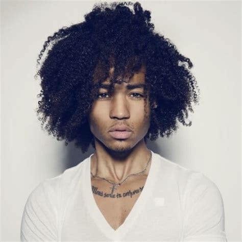 It has sharp and short spikes, and it can give your hair a ton of texture. 45 Curly Hairstyles for Black Men to Showcase That Afro ...