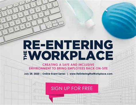 Re Entering The Workplace Online Series November Agenda