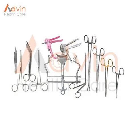 Cutting Instruments Stainless Steel Vaginal Hysterectomy Set For
