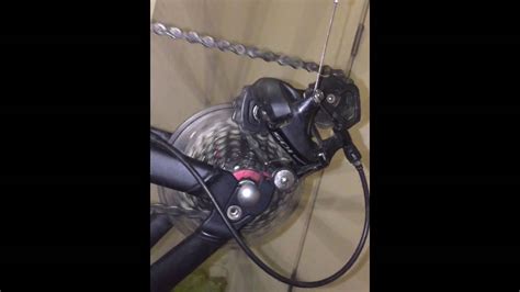 Creaking is usually caused by two things rubbing together, such as a crankarm rubbing on a spindle. Bike chain clicking noise - YouTube