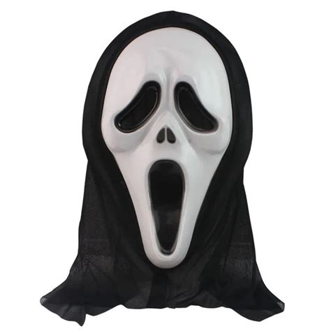 10pcslot Halloween Ghost Face Mask Horror Screaming Grimace Mask For