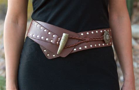 Western Belt Womens Hip Belt Southwestern Style Wide Leather Etsy