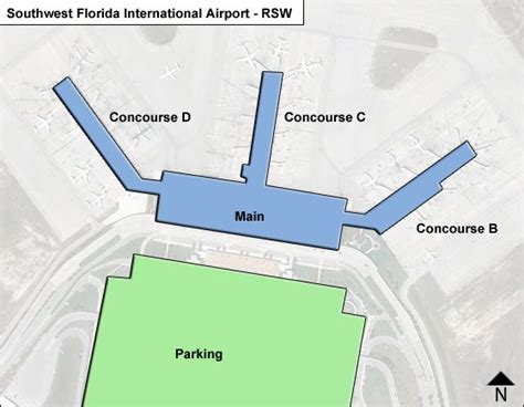 Southwest Florida Rsw Airport Terminal Map