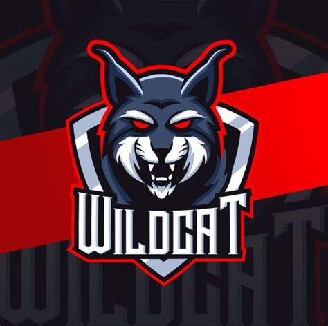 Wild Cat Lynx Mascot Esport Logo Design Premium Vector Freepik