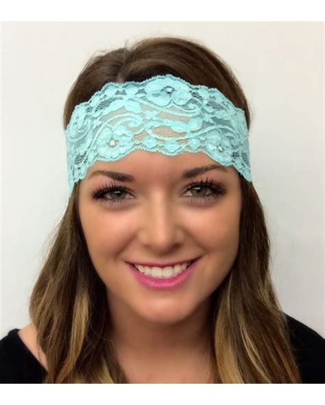 Baby Blue Lace Headband Lace Headbands Blue Lace Cowgirl Boots