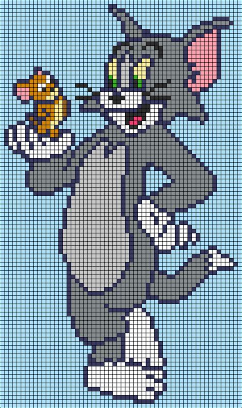 Alpha Pattern 120653 Pixel Art Pattern Easy Pixel Art Disney Cross