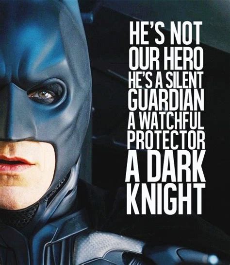 This does not get any better than this. He's a Dark Night | Batman quotes dark knight, Batman quotes, Batman dark