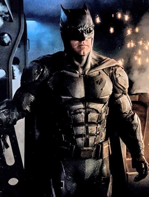 First Look Photo Of Batmans Tactical Batsuit From Justice League