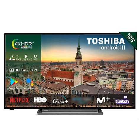 Tv Led 139 Cm 55 Toshiba Android Tv Uhd 4k Electrodomèstics Creixell