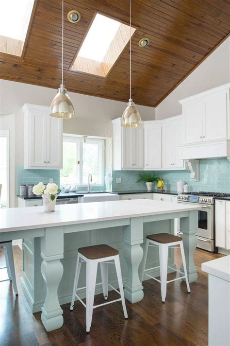 Inspiring Blue And White Kitchen Color Ideas 11 Homyhomee