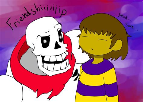 Papyrus And Frisk By Charizardart On Deviantart