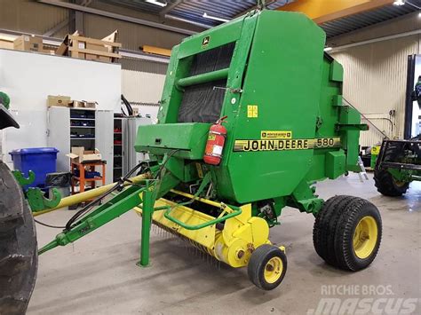 Used John Deere 580 Round Balers Year 1996 Price 6738 For Sale