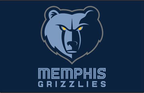 Memphis Grizzlies Primary Dark Logo National Basketball Association
