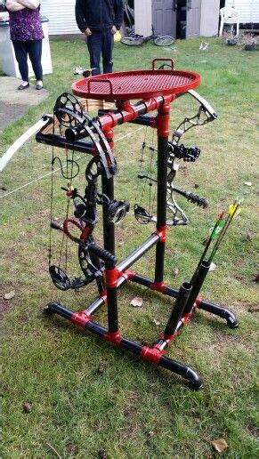 Diy Pvc Bow Stand Cheap And Easy To Make Crossbow Targets Diy