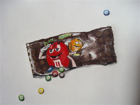 M And M Candy Drawing By Emily Maynard