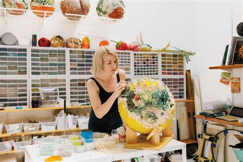 Kathleen Ryan Creates Sculptures Of Fruit Using Shimmering Precious