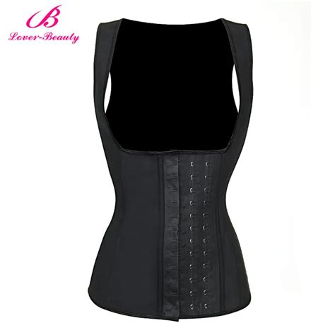 Lover Beauty High Quality 100 Rubber Latex Waist Trainer 9 Steel Boned