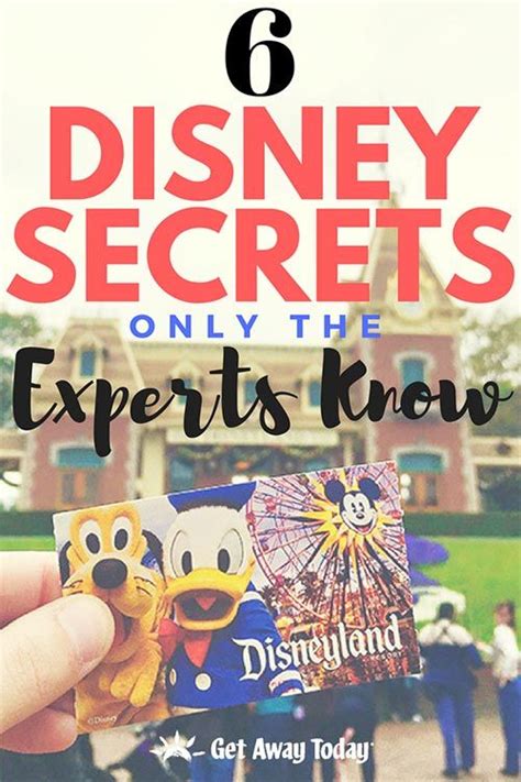 6 Disney Secrets Only The Experts Know Disney Secrets Disney Disneyland