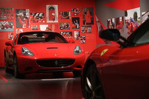 Michael Schumachers Formula 1 Cars On Display At The Ferrari Museum
