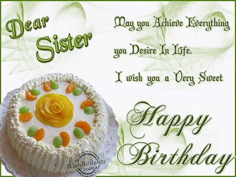 Dear Sister Happy Birthday Pictures Photos And Images For Facebook
