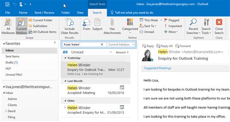 How To Use Search In Outlook To Help You Find Email That You Have Mislaid