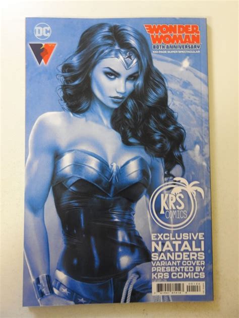 Wonder Woman 80th Anniversary 100 Page Super Spectacular Sanders Variant Nm Cond Comic Books