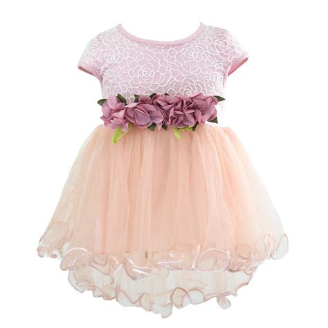 Stylesilove Styles I Love Infant Baby Girls Sleeveless Lace Flower