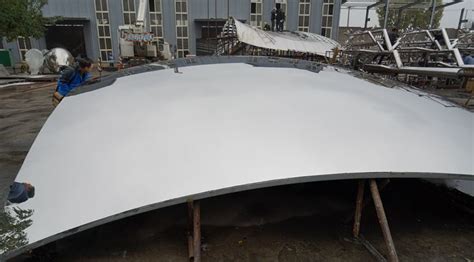 Curved Stainless Steel Facadespecial Shape Stainless Work Manufacturer