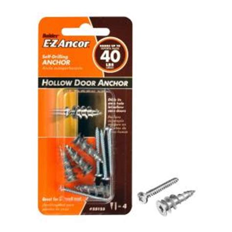 E-Z Ancor 1-1/4 in. Hollow Door and Drywall Anchors (4 ...